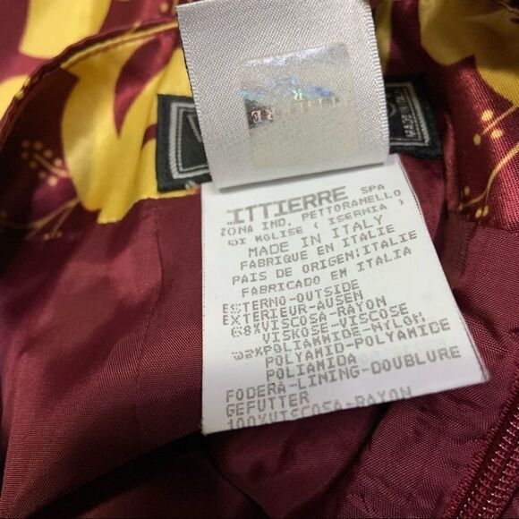 Versus by Giani Versace Vintage Satin Floral Skirt - Picture 8 of 12